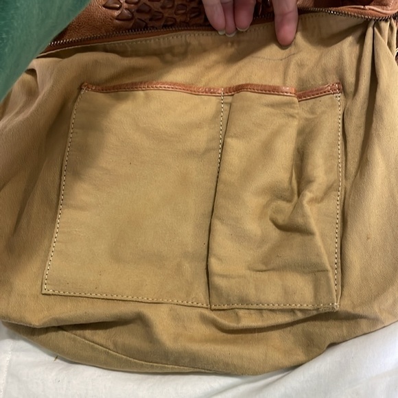 MILO |Vichy 172 |Brown | Boho|Leather |Handbag/Crossbody |Braided Handles| Purse - Picture 17 of 17